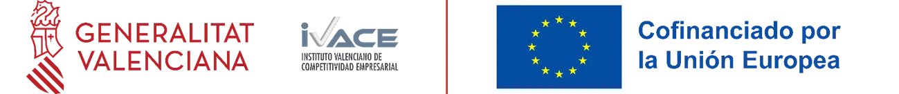 Logo Generalitat Valenciana e Ivace cofinanciado por la Unión Europea