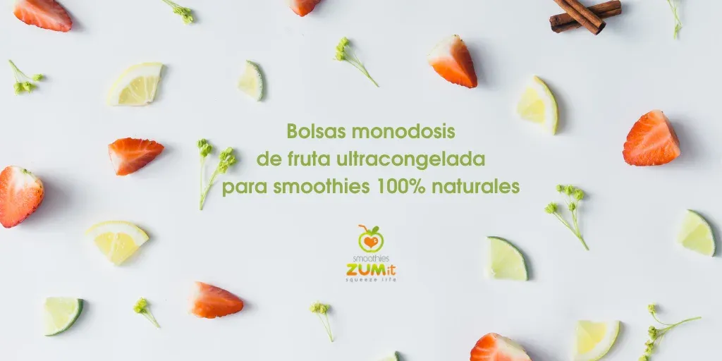 Bolsas monodosis de fruta unltracongelada IQF para la elaboracion de smoothies naturales Bolsas monodosis de fruta unltracongelada IQF para la elaboracion de smoothies naturales