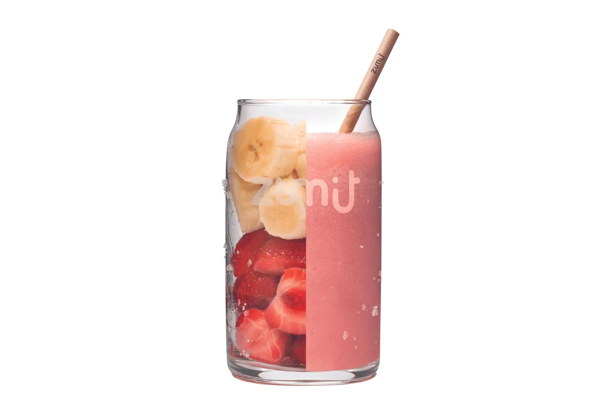 Smoothie Vitality de Zumit- Caja de 20 unidades de plátano y fresa