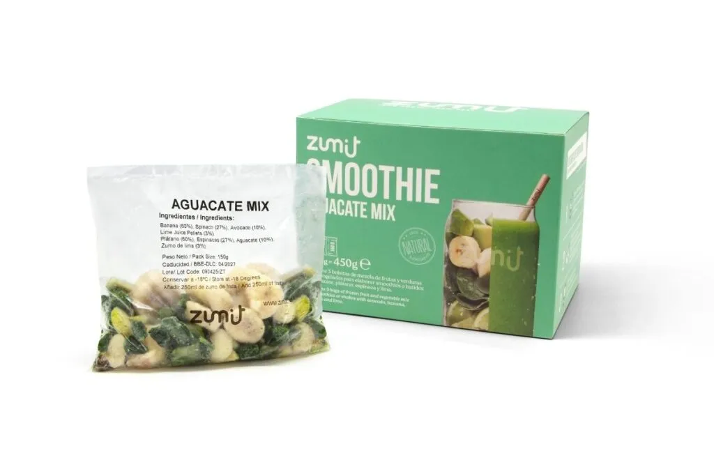 fruta congelada de Zumit, smoothie Aguacate Mix