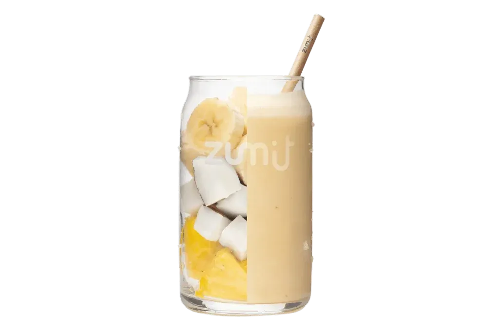 Smoothie Colada Jungle da Zumit- Caixa de 20 unidades de coco, ananás e banana